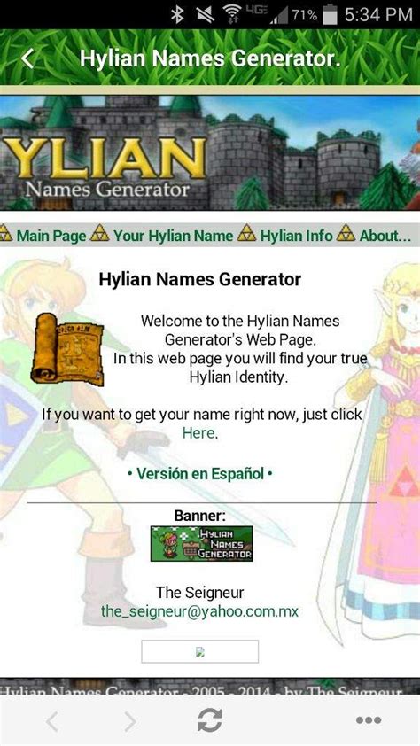 zelda name generator|zelda hylian name generator.